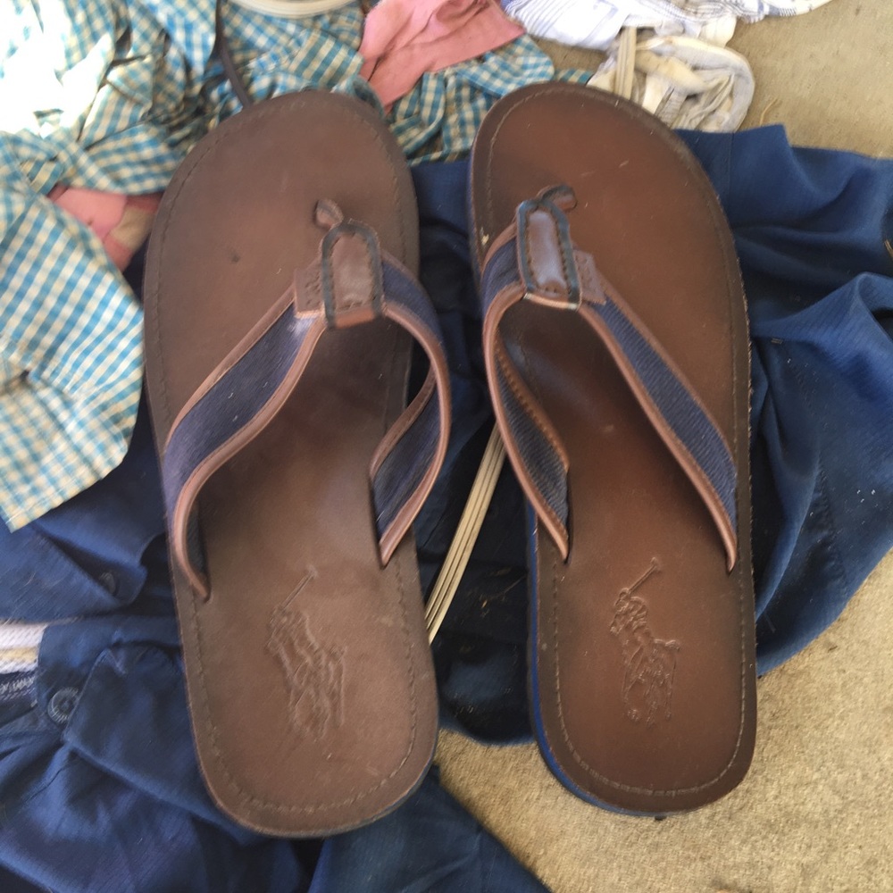 Polo flip flops